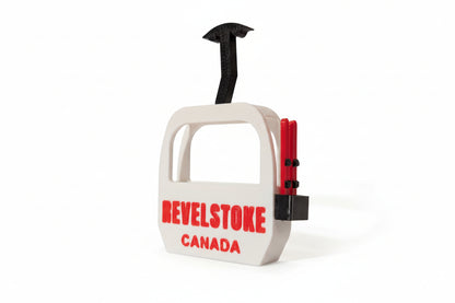 Revelstoke Gondola Canada with Skis Magnet