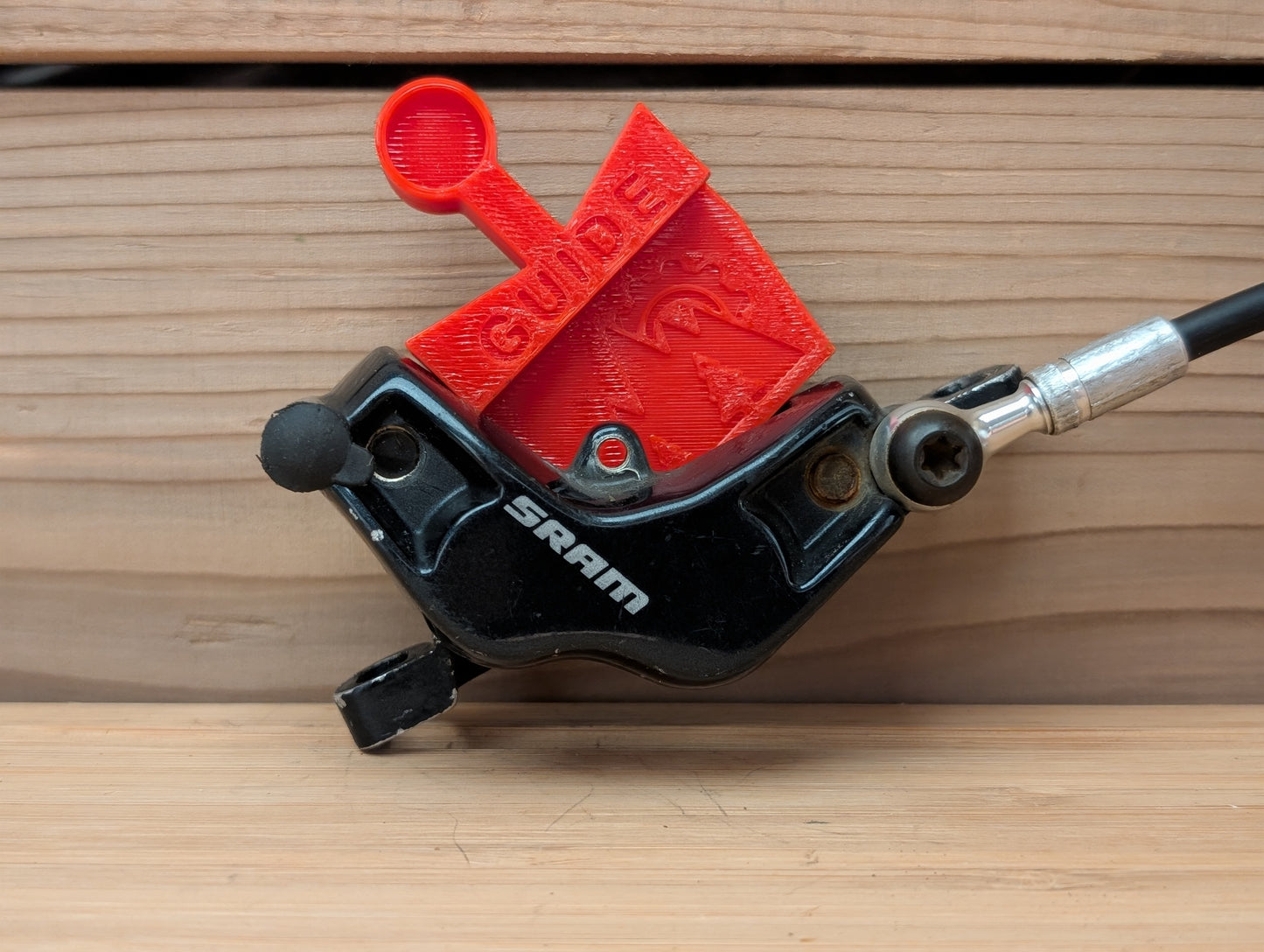 SRAM Guide Piston Exposure Bleed Block crafted by Whistler Print-A-Part for MTB brakes