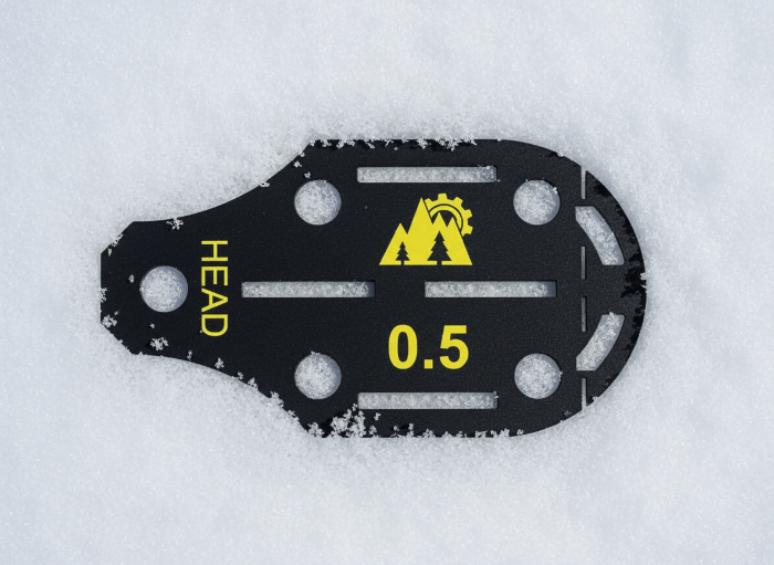 Ski Boot Cant 0.5 / 1.0 / 1.5 / 2.0 / 2.5 / 3.0 degrees