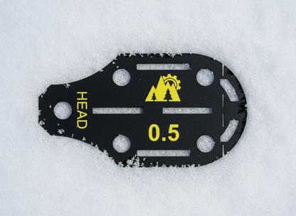 Ski Boot Cant 0.5 / 1.0 / 1.5 / 2.0 / 2.5 / 3.0 degrees