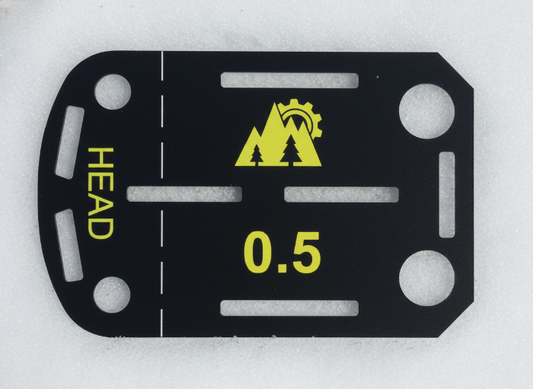 Professional ski boot canting shims used by boot fitters for alignment correction