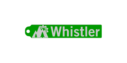 SkiChains – Whistler - Ski-Themed Keychains for Skiers & Riders