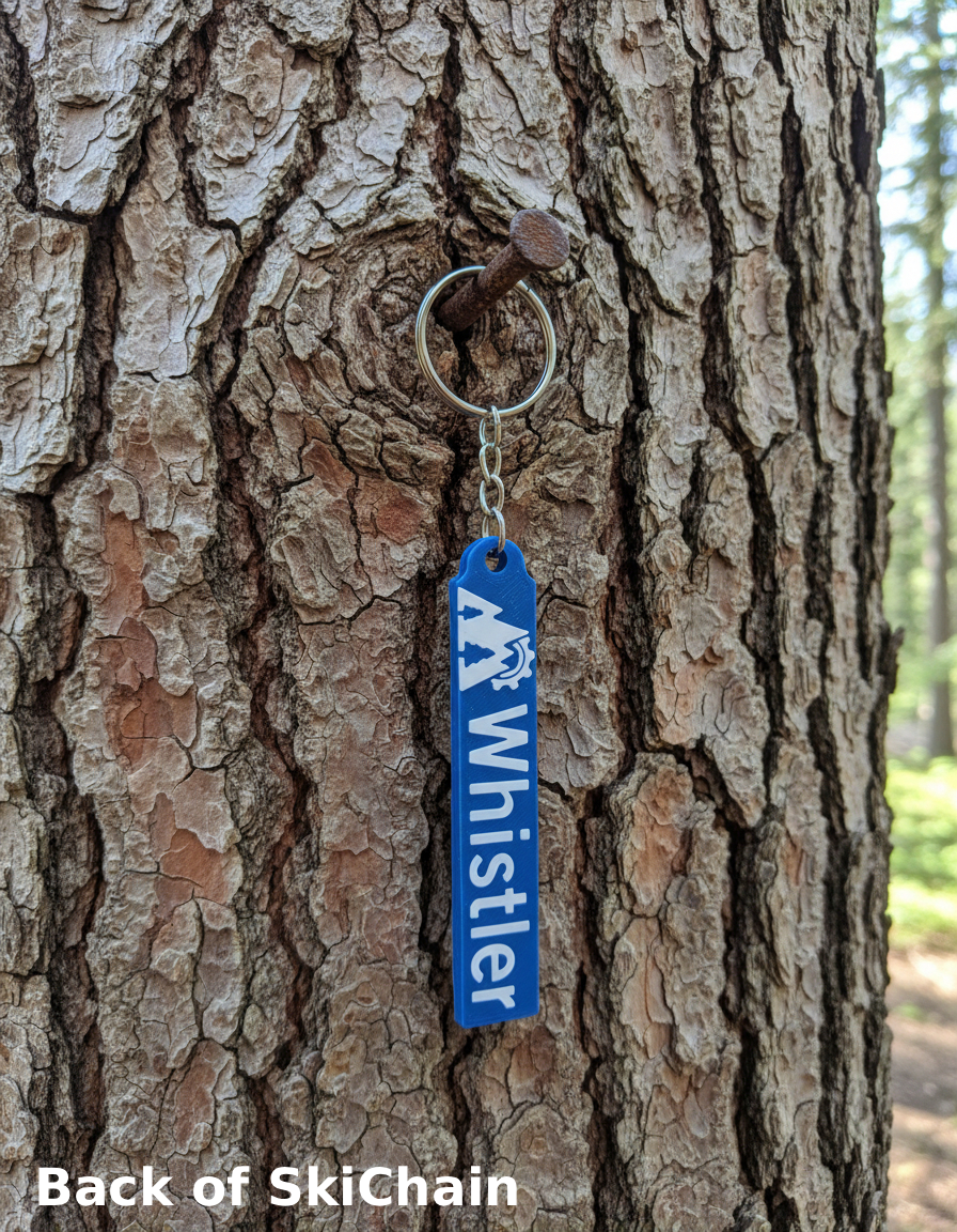 SkiChains – Whistler - Ski-Themed Keychains for Skiers & Riders