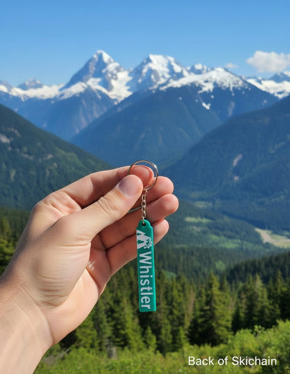 SkiChains – Whistler - Ski-Themed Keychains for Skiers & Riders