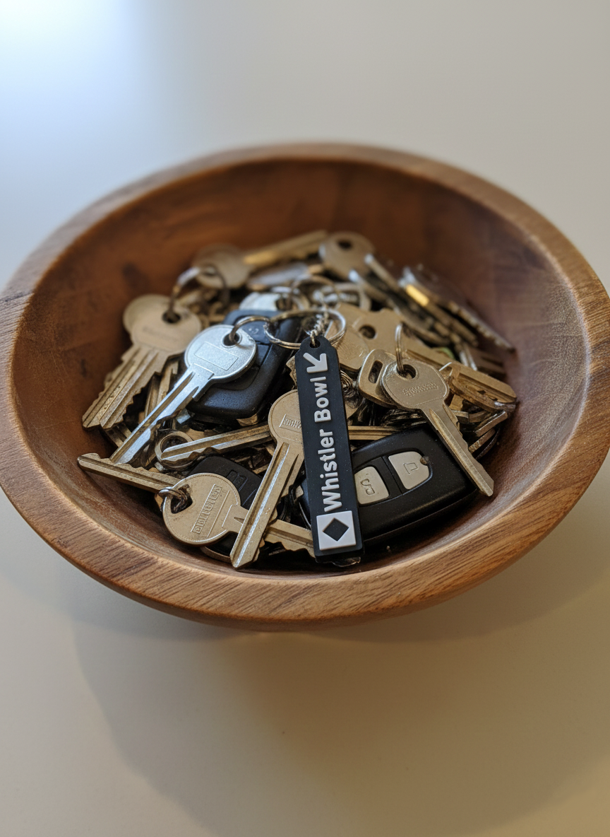 SkiChains – Whistler - Ski-Themed Keychains for Skiers & Riders