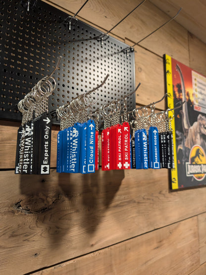 SkiChains – Whistler - Ski-Themed Keychains for Skiers & Riders