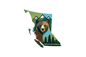 Sticker - BC Bear Whistler - Wholesale