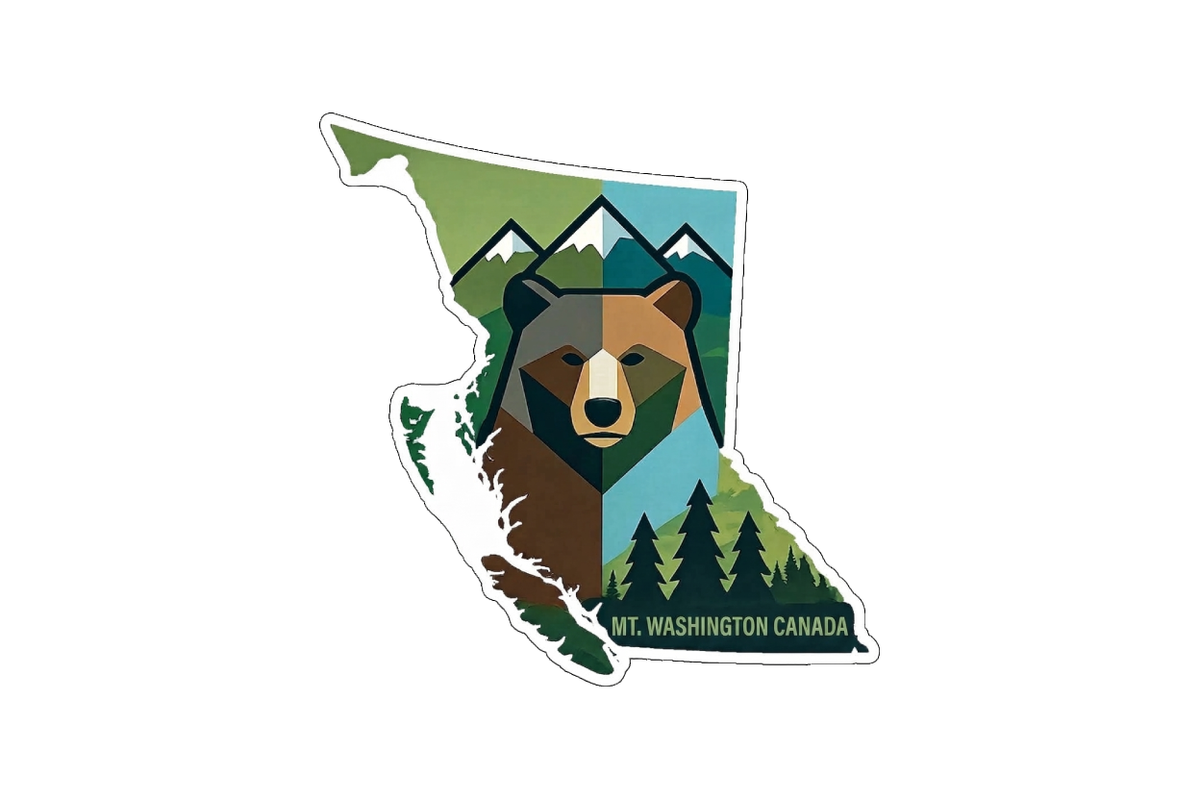 Sticker - BC Bear Mt Washington - Wholesale