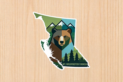 Sticker - BC Bear Mt Washington - Wholesale