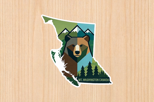 Sticker - BC Bear Mt Washington - Wholesale