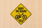 Sticker - Bike Baby on Board