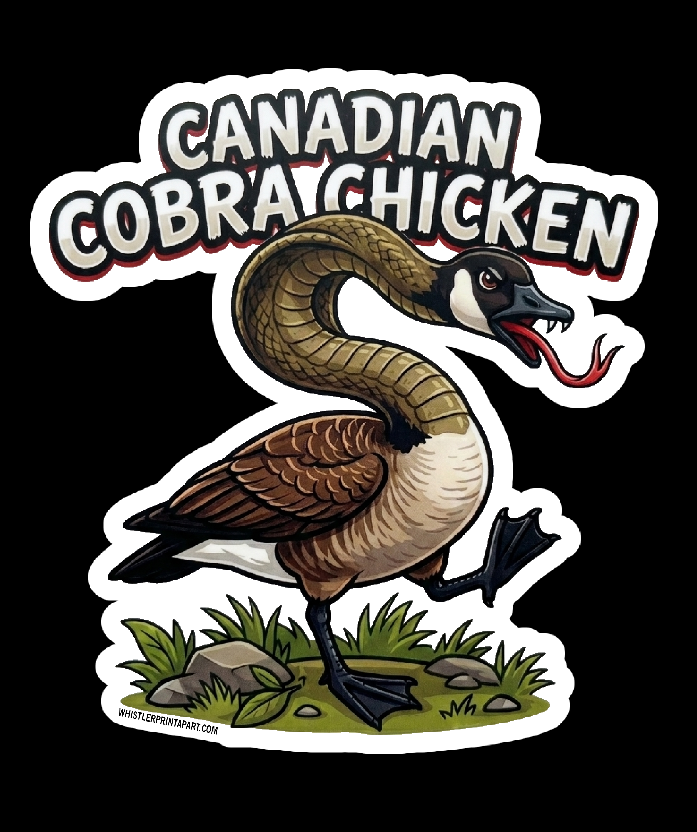 Sticker - Canadian Cobra Chicken - Wholesale