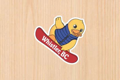 Sticker - Snowboard Duck - Wholesale