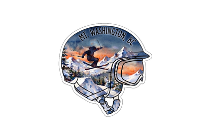 Sticker - Helmet - Skier - Mt. Washington - Wholesale