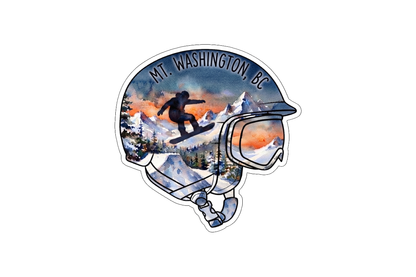 Sticker - Helmet - Snowboarder - Mt. Washington - Wholesale