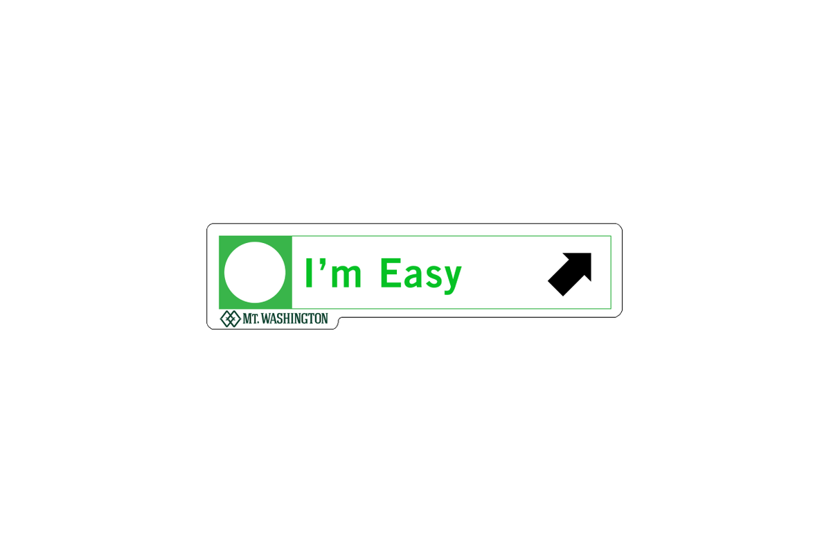 Sticker - I'm Easy - Mt Washington - Wholesale