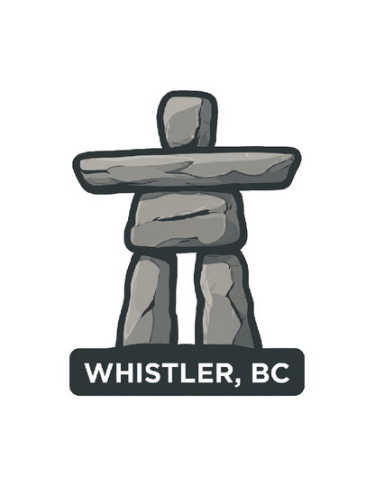 Sticker - Inukshuk  - Wholesale