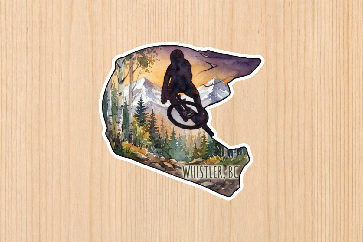 Sticker - MTB Full Face - Whistler - Wholesale