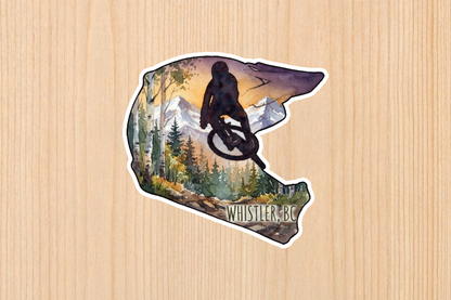 Sticker - MTB Full Face - Whistler - Wholesale