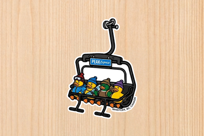 Sticker - Peak Express Ducks - Wholesale