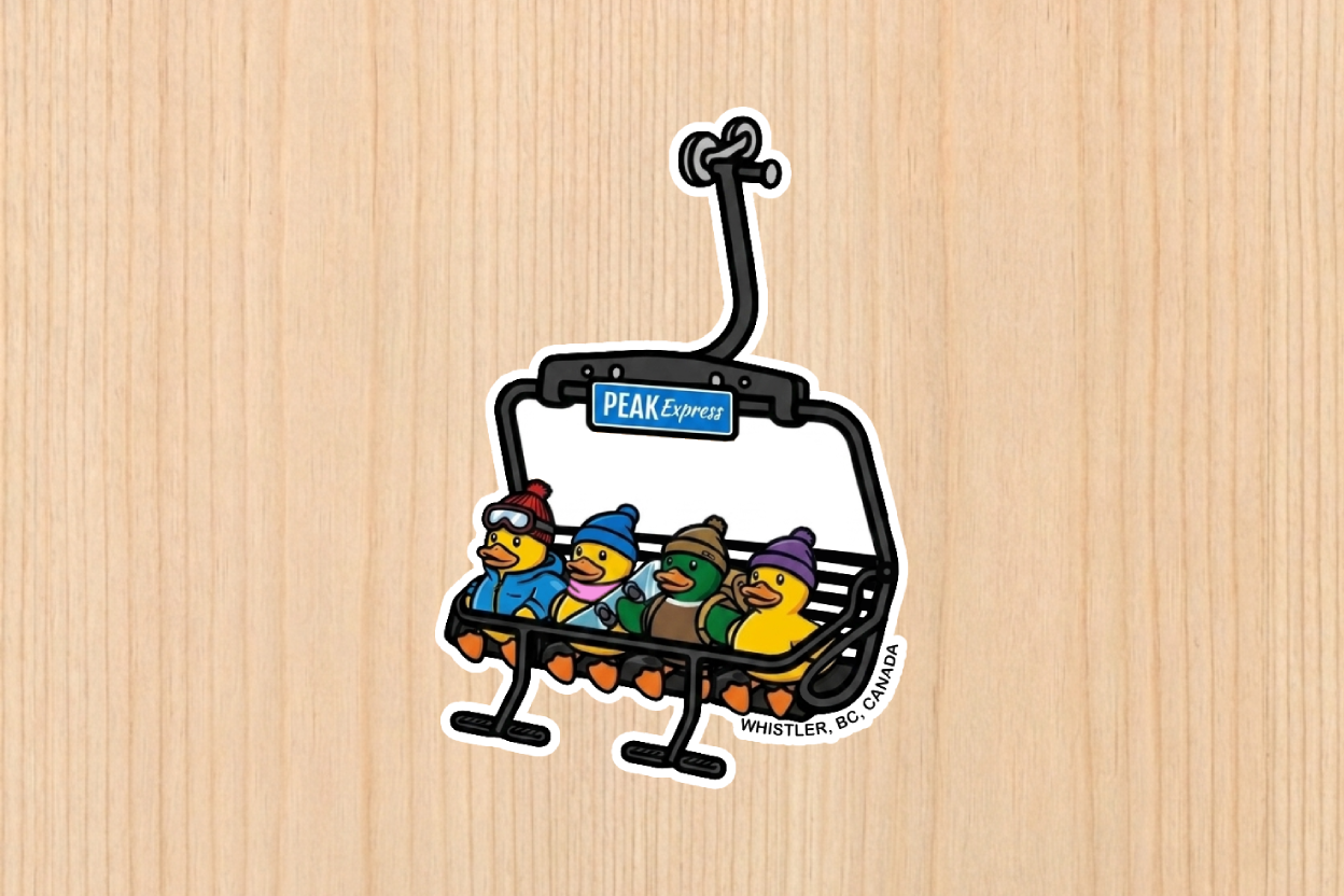 Sticker - Peak Express Ducks - Wholesale