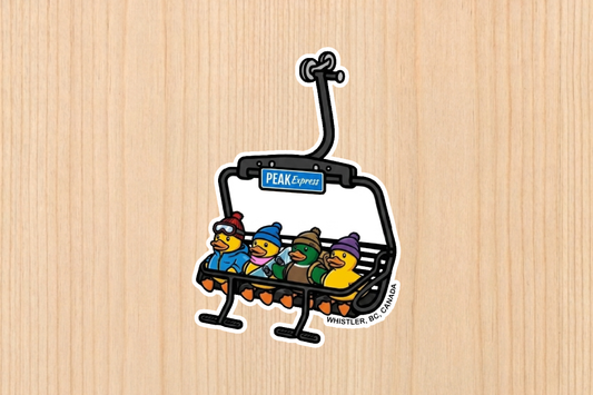 Sticker - Peak Express Ducks - Wholesale