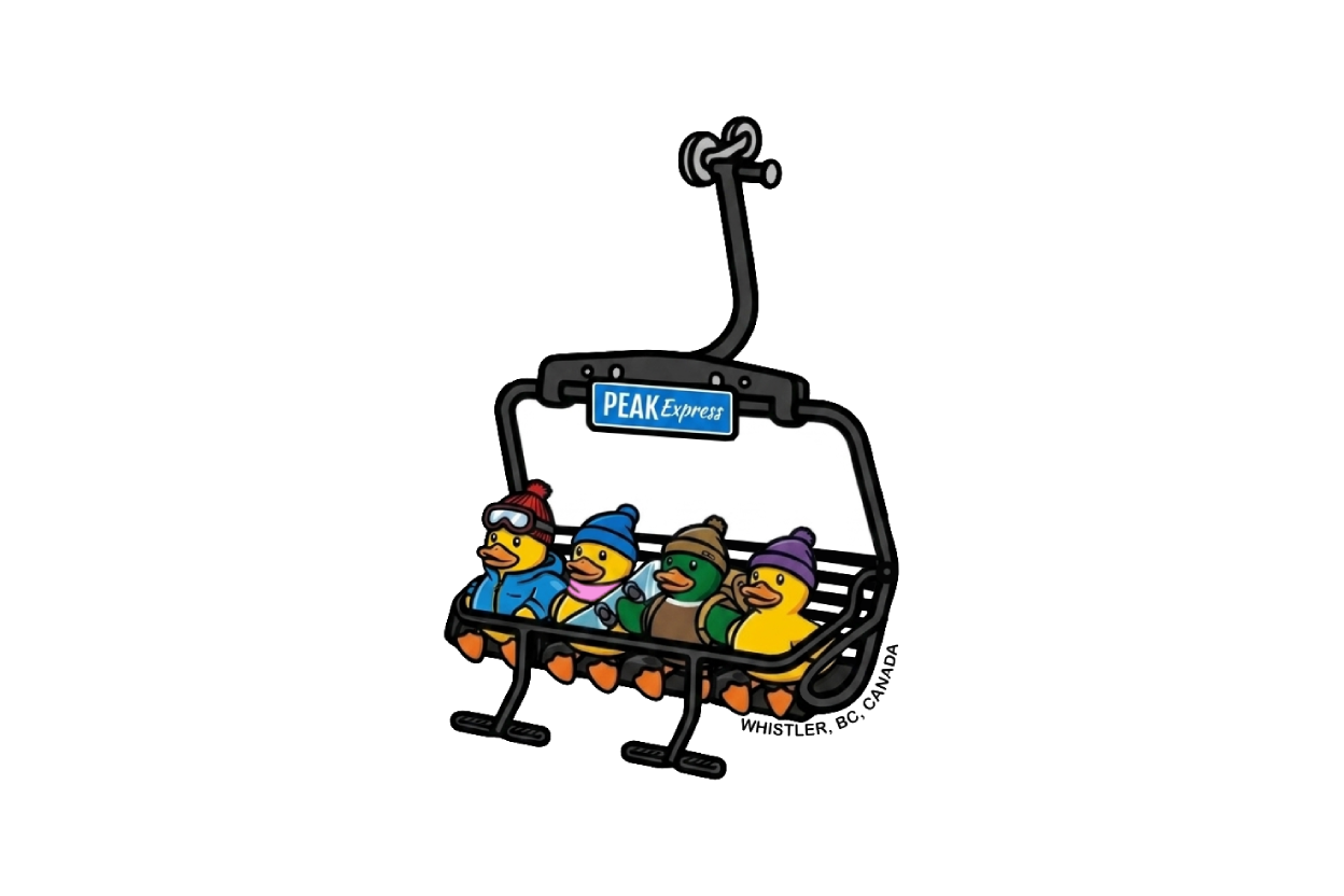Sticker - Peak Express Ducks - Wholesale