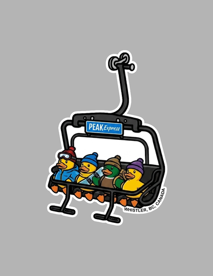 Sticker - Peak Express Ducks - Wholesale