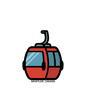 Sticker - Red Gondola - Whistler - Wholesale