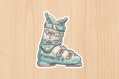 Sticker - Ski Boot - Mt. Washington - Wholesale
