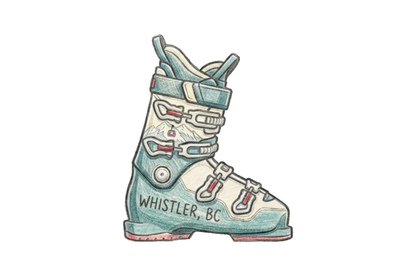 Sticker - Ski Boot - Whistler - Wholesale