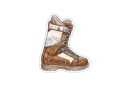 Sticker - Snowboard Boot - Mt. Washington - Wholesale