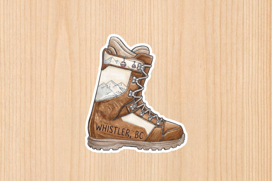 Sticker - Snowboard Boot - Whistler - Wholesale