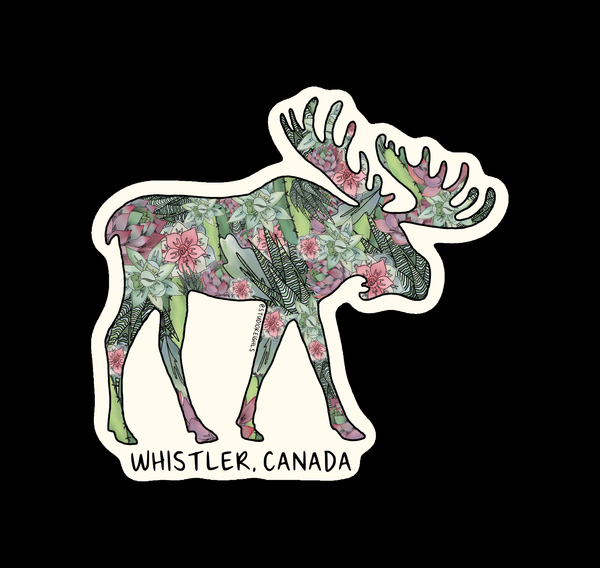 Sticker - Succulent Moose - Whistler