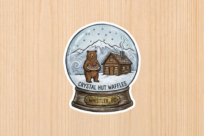 Sticker - Waffle Bear - Wholesale