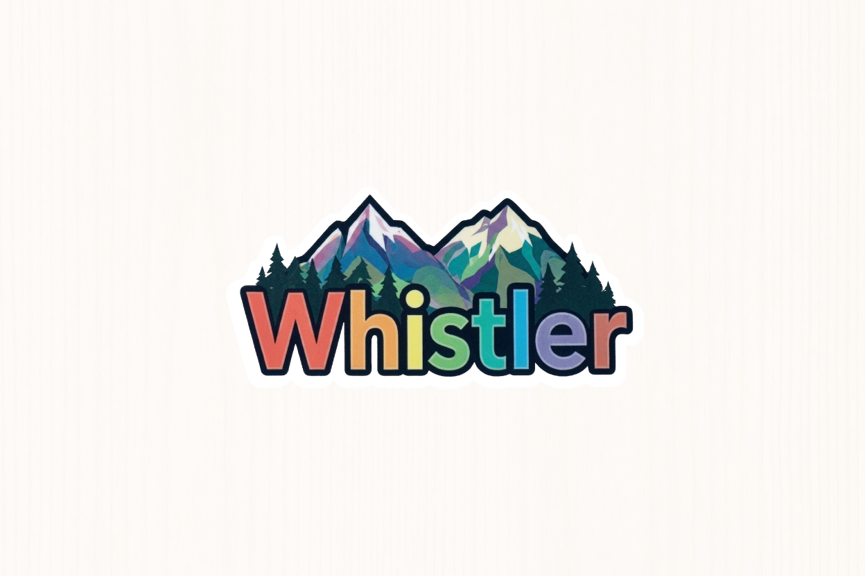 Sticker - Whistler Pride - Wholesale