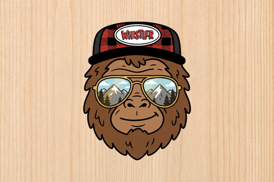 Sticker - Sasquatch Face - Whistler