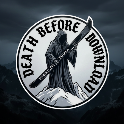 Sticker - Death Before Download - Wholesale