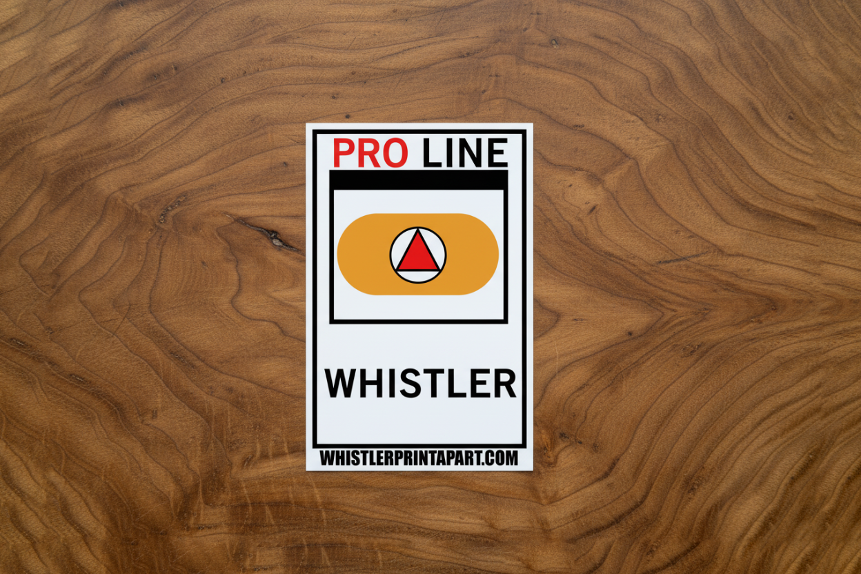 Sticker - Pro Line Flow Whistler – Whistler Print-A-Part
