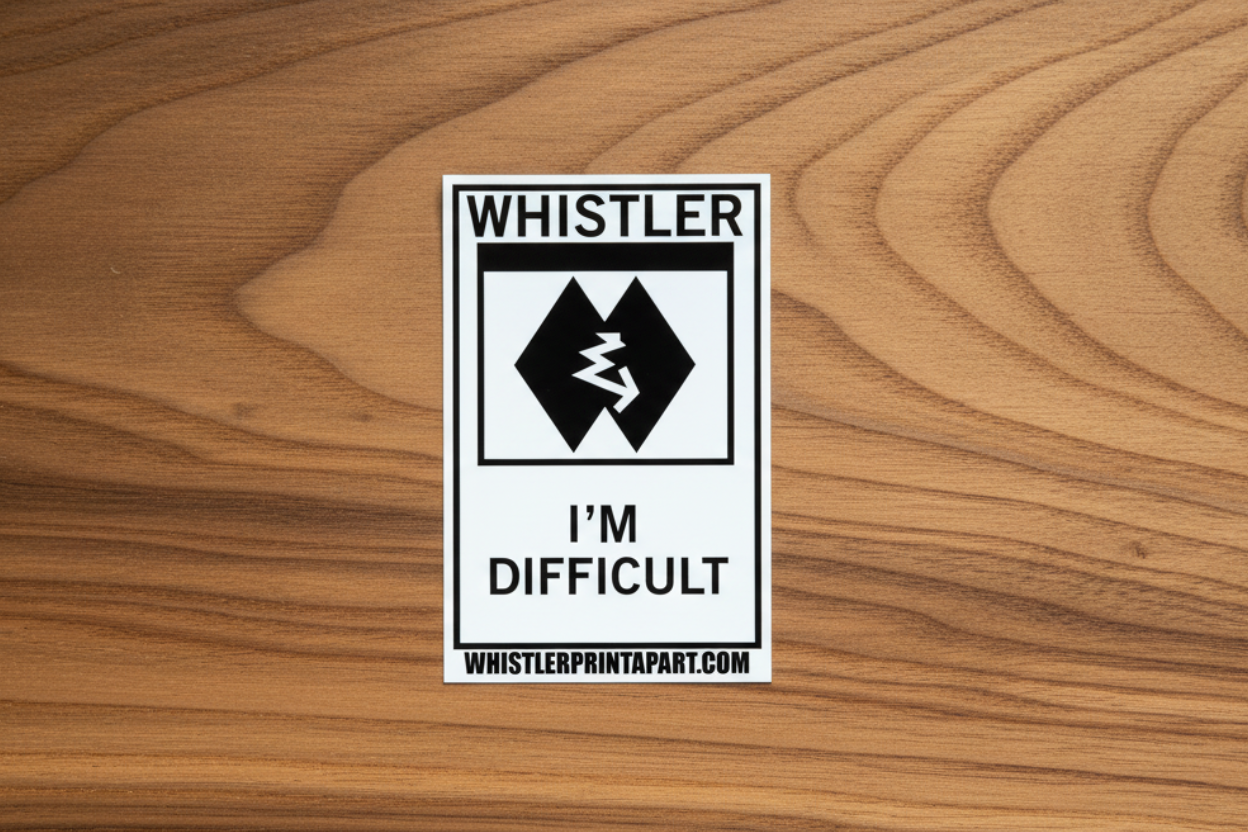 Sticker - I'm Difficult - Bike