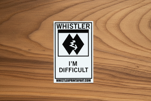 Sticker - I'm Difficult - Bike