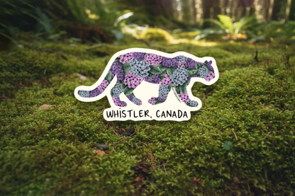 Sticker - Flower Cougar - Wholesale