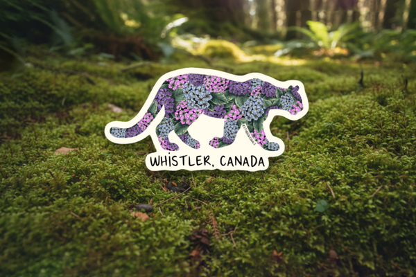 Sticker - Flower Cougar