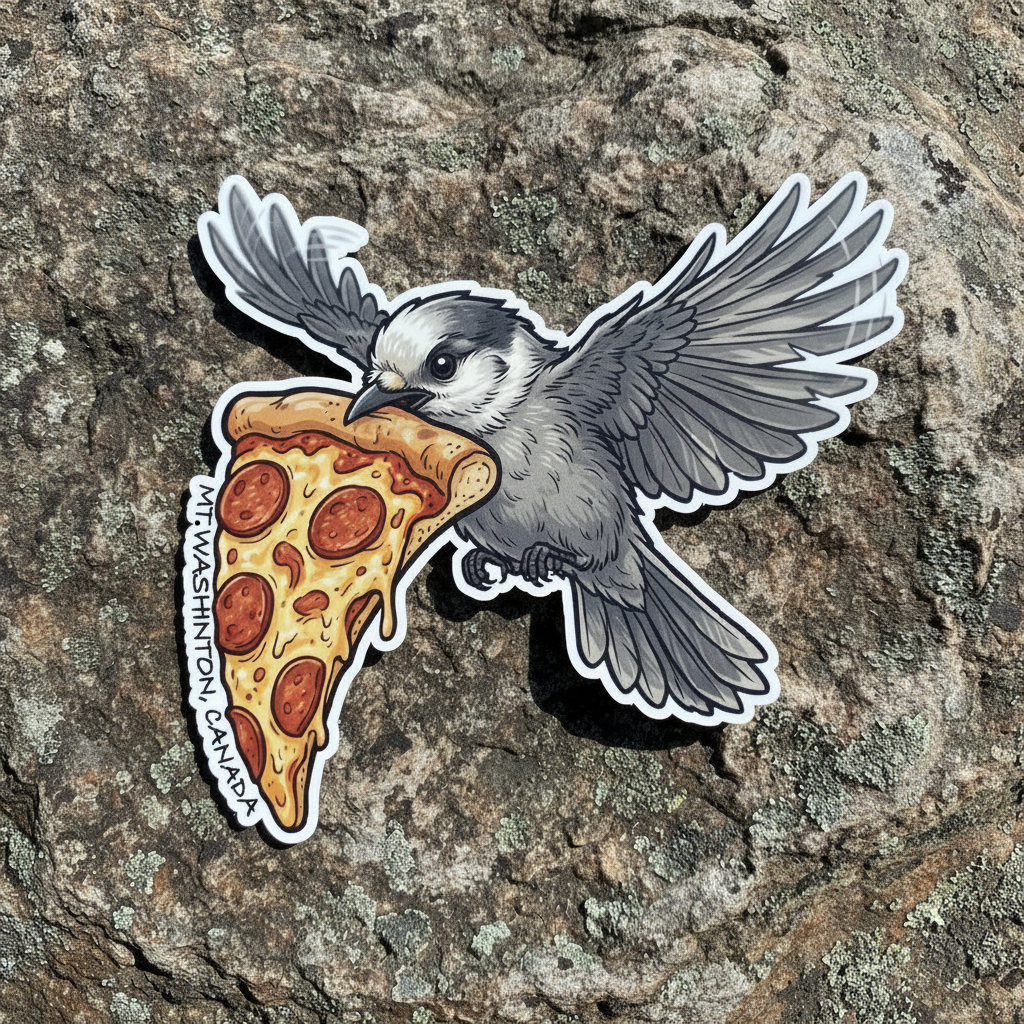 Sticker - Whiskey Jack Pizza - Mt Washington - Wholesale