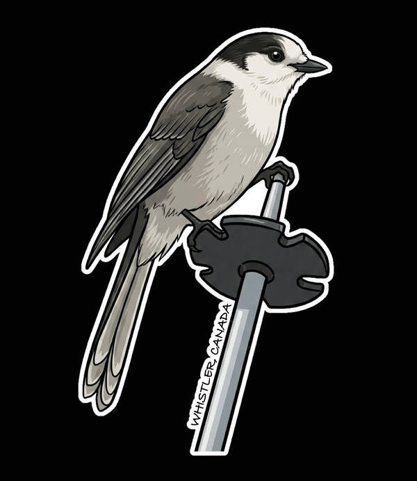 Sticker - Whiskey Jack Ski Pole - Whistler