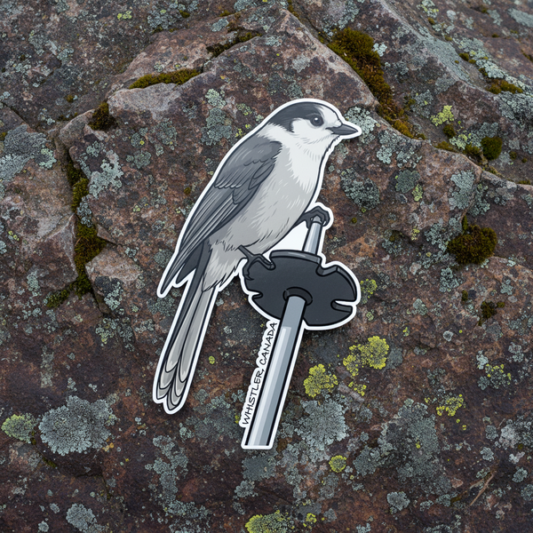 Sticker - Whiskey Jack Ski Pole - Whistler
