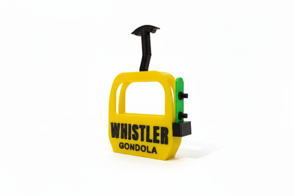 Whistler Gondola with Snowboard Magnet