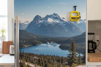Whistler Gondola with Snowboard Magnet
