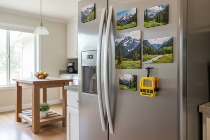 Whistler Gondola with Skis Magnet