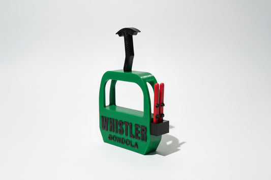 Whistler Gondola with Skis Magnet